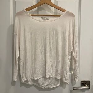 Victorias Secret White Soft Open Back Sleep Shirt